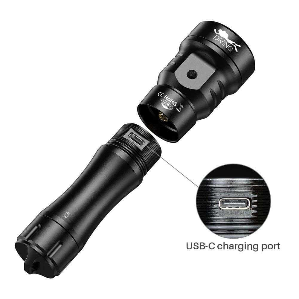 Wurkkos DL08 3600lm Rechargeable Diving Light