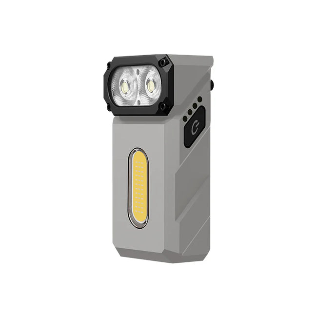Klarus E8 Triple-Light All-Metal Swivel-Head EDC Flashlight