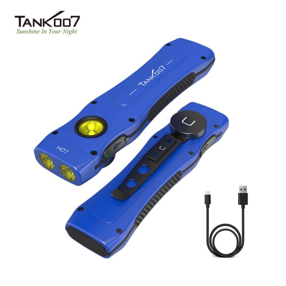 TANK007 WF02 Dual Color Temperature EDC Flat Flashlight