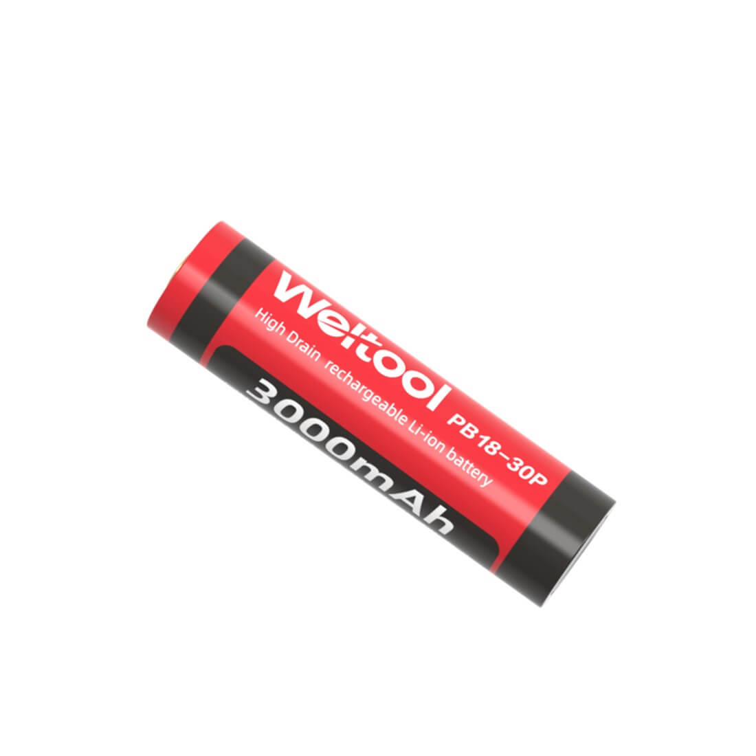 Weltool PB18-30P High Drain 15A 3000mAh Rechargeable 18650 Li-ion Battery