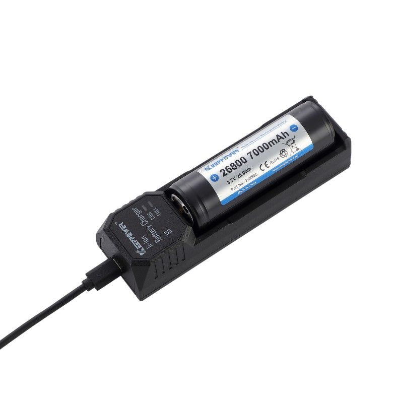Keeppower S1 Li-ion Rechargeable Battery Charger