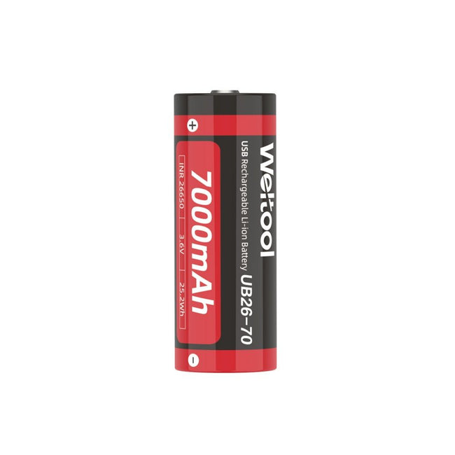 Weltool UB26-70 Type-C 26650 Rechargeable lithium-ion Battery