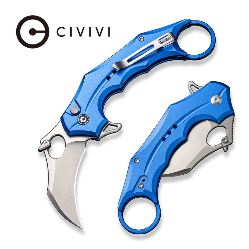 CIVIVI Incisor II Series Button Lock Aluminum Handle Folding Knife