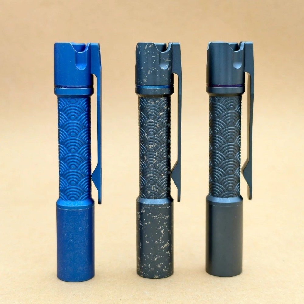 Reylight Pineapple mini MK3-Ti Seigaiha- Anodized