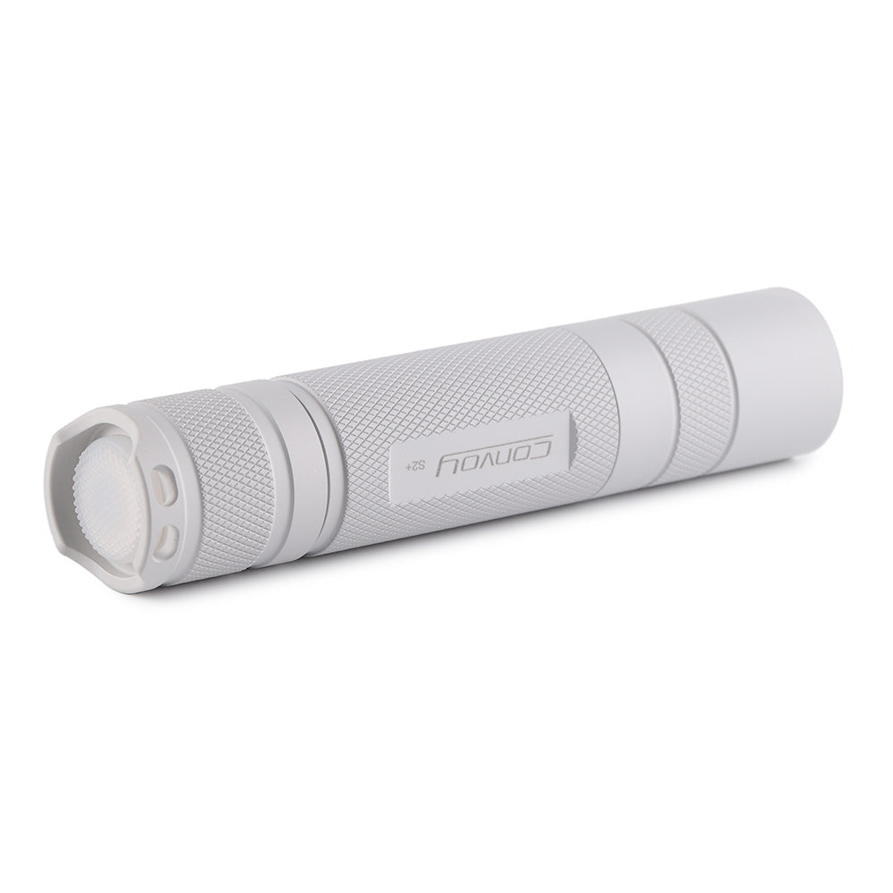 Convoy S2+ MAO White 18650 Flashlight – LED & Driver Options