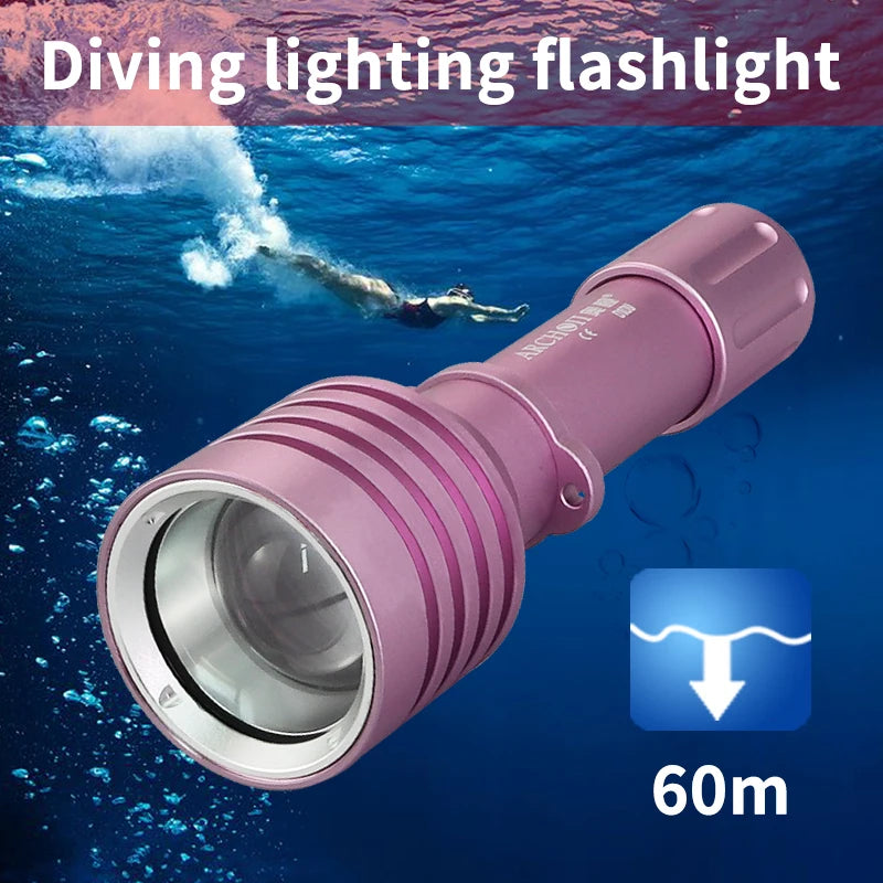 ARCHON D10U Zoom diving flashlight