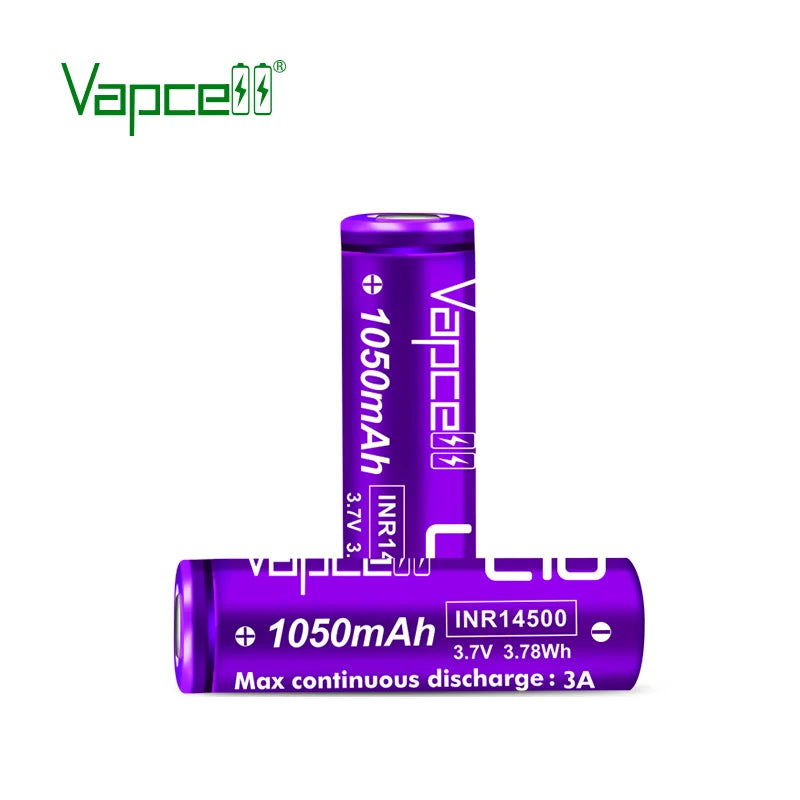 Vapcell INR14500 L10 1050mah 3A Rechargeable Battery