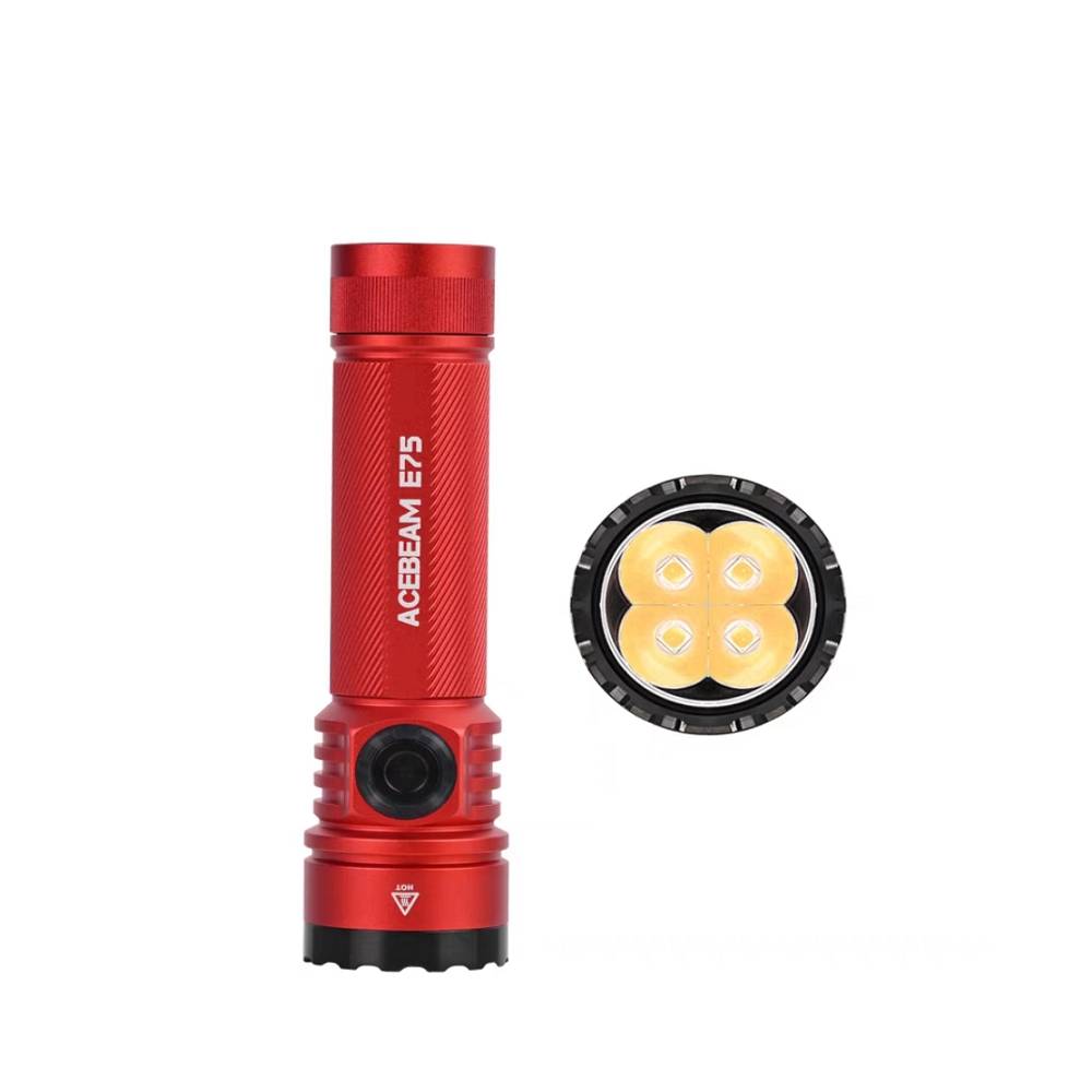 Acebeam E75 Quad-core High-performance 4500 Lumens Flashlight
