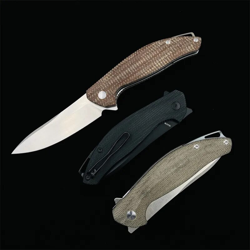 CH Foundry 154CM steel Mikata handle outdoor folding knife