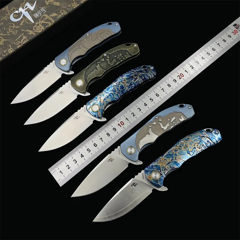 CH CH3504S ZDP189 Steel Outdoor Folding Knife