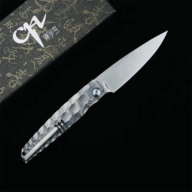 CH3541 Titanium Alloy Handle Outdoor Folding Knife
