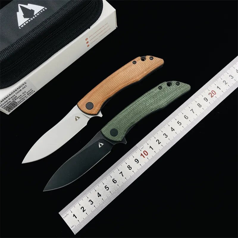 CMB KNIVES Blaze Micarta Handle D2 steel Folding knives