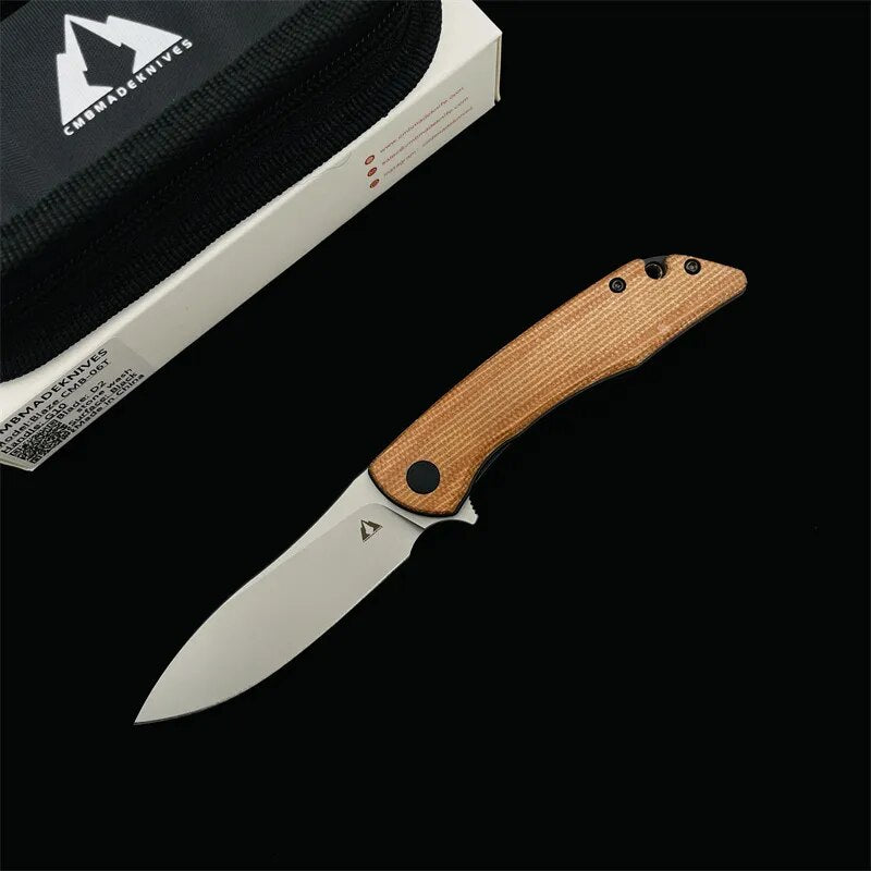 CMB KNIVES Blaze Micarta Handle D2 steel Folding knives