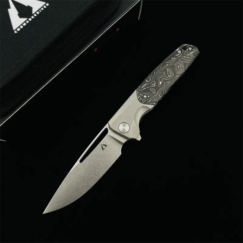 CMB KNIVES Darma CF Titanium Alloy Handle Folding Knives