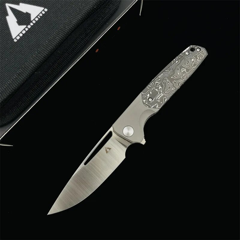 CMB KNIVES Darma CF Titanium Alloy Handle Folding Knives