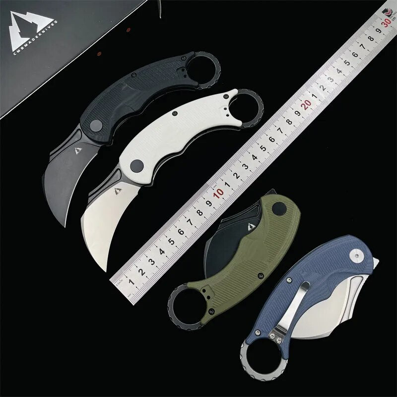 CMB Knives Falcon G10 Handle AUS-10 steel Claw Folding knives