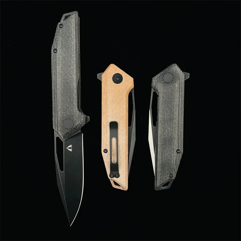 CMB Knives Lurker Micarta Handle D2 steel Folding knives
