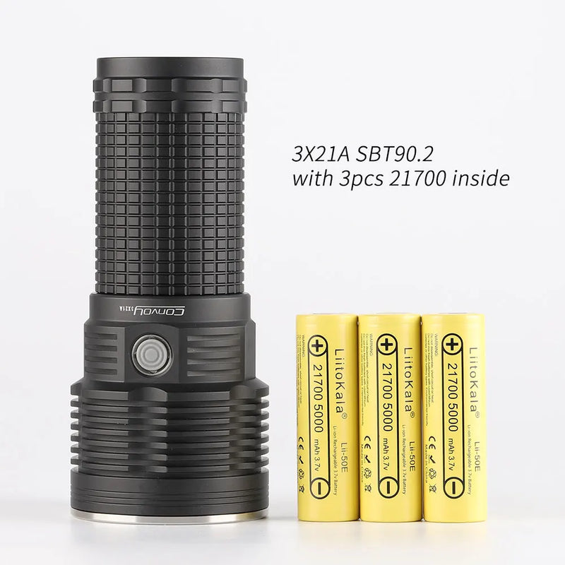 Convoy 3X21A SBT90.2 5400lm Powerful Flashlight – flashlightgo