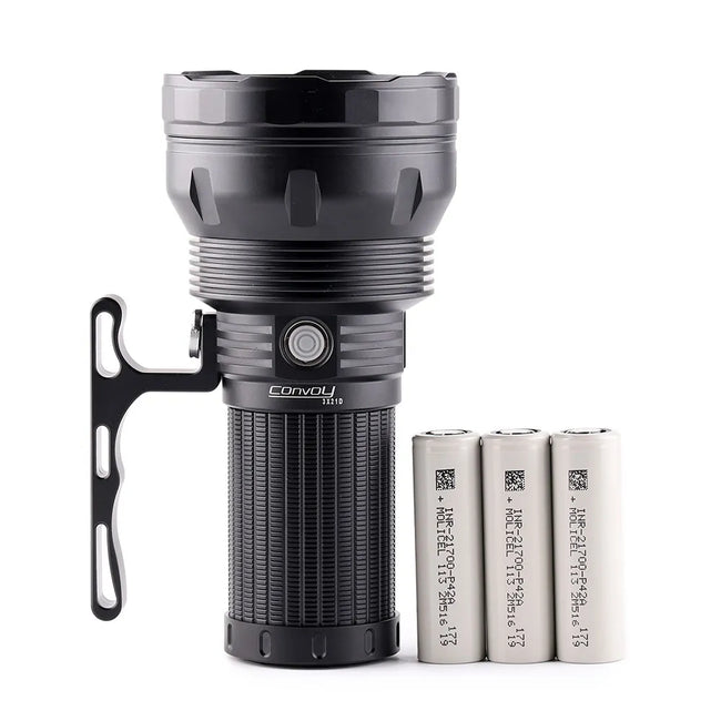 Convoy 3X21D flashlight with extended beam range