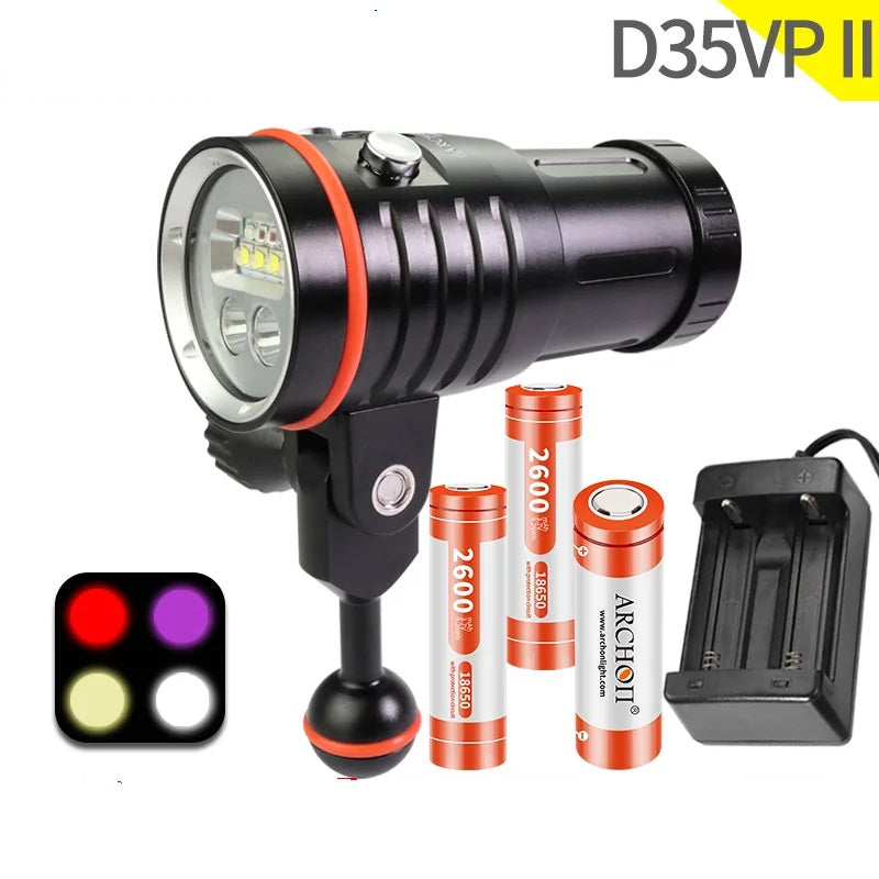 ARCHON D35VP II HD diving video light