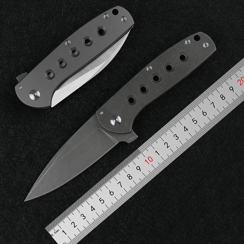 DICORIA Falcon M390 blade Titannium handle tactical folding knife