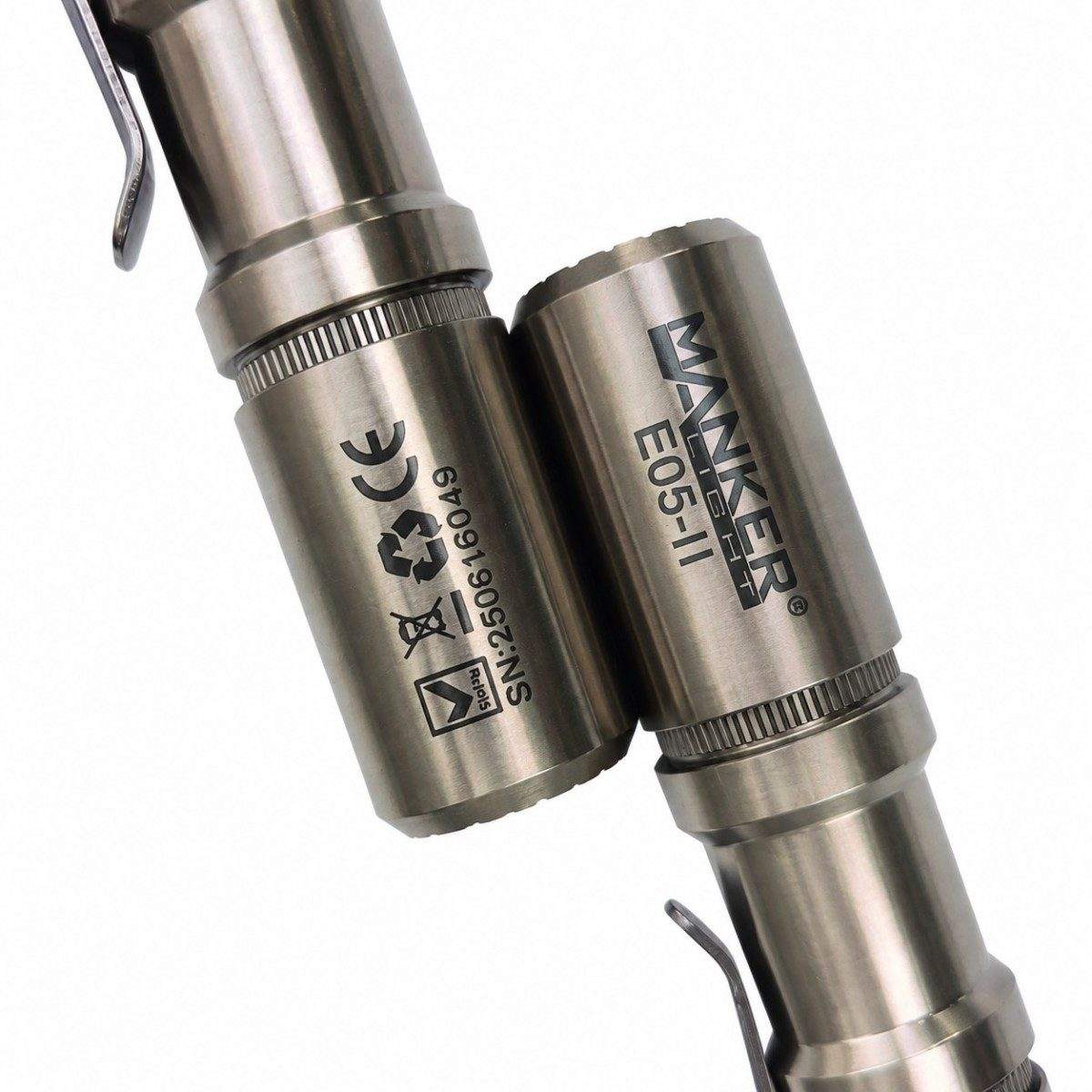 Manker E05II Ti 1300 Lumens EDC Flashlight