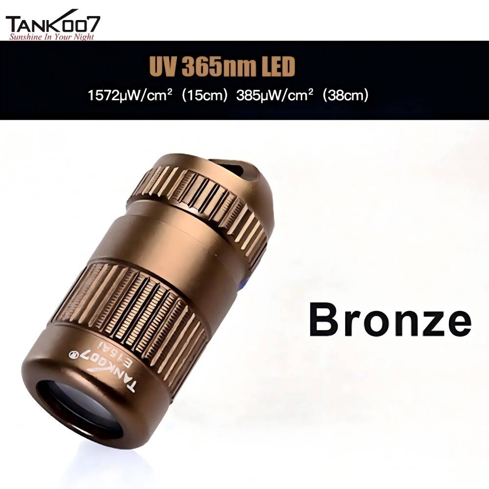 TANK007 E15 Ai UV Mini Keychain Flashlight