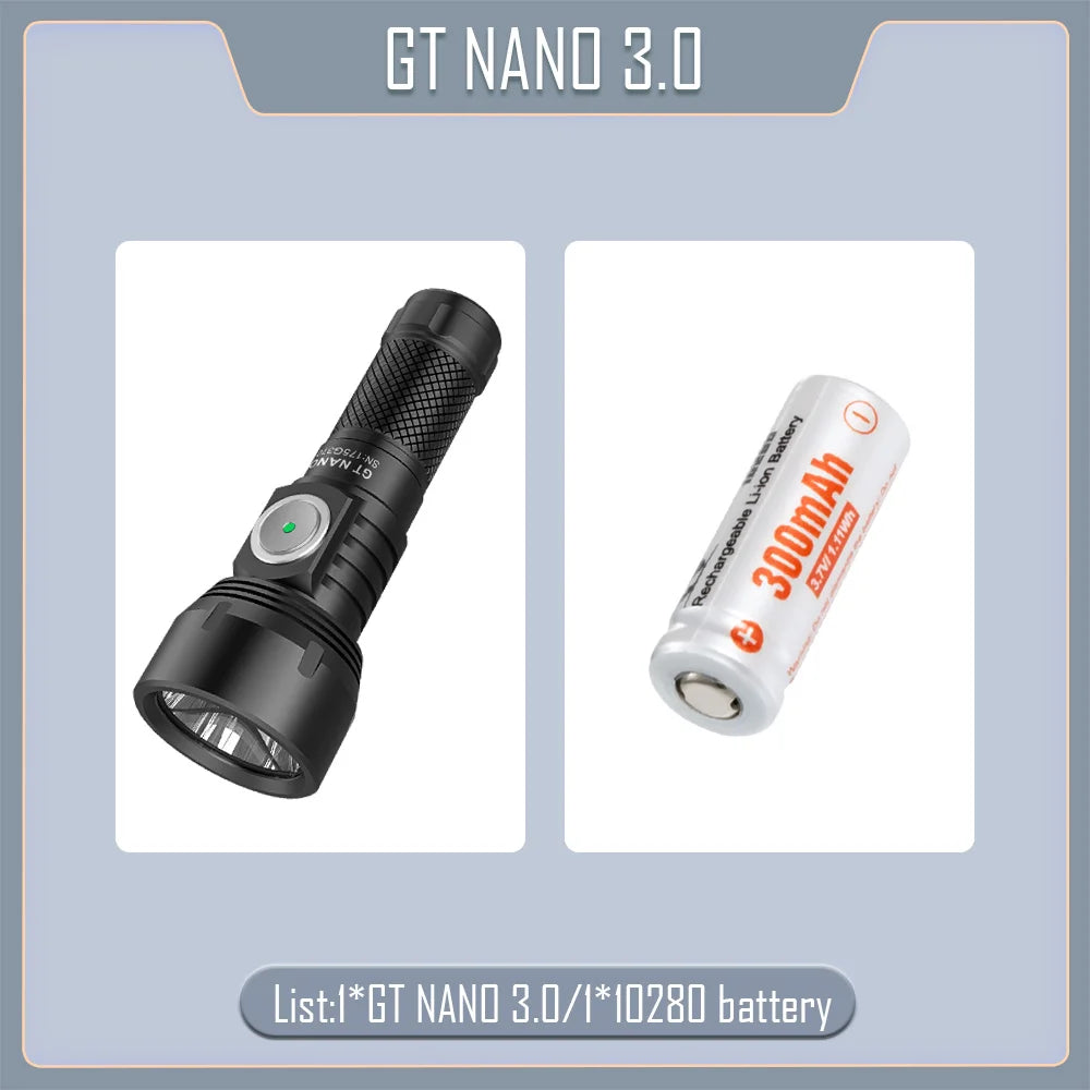 Lumintop GT Nano 3.0 Rechargeable EDC Kaychain Flashlight