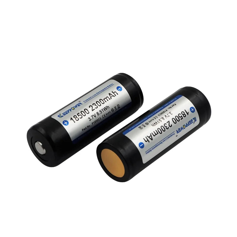 Keeppower P1850C3 2300mAh 18500 Protected Li-ion Battery