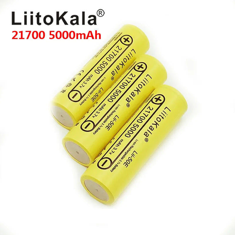 LiitoKala Lii-50E IMR 21700 5000mAh 3.7V 40A