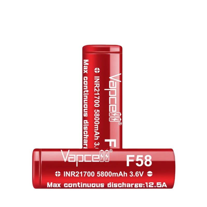 Vapcell F58 5800mah 12.5A 21700 Battery