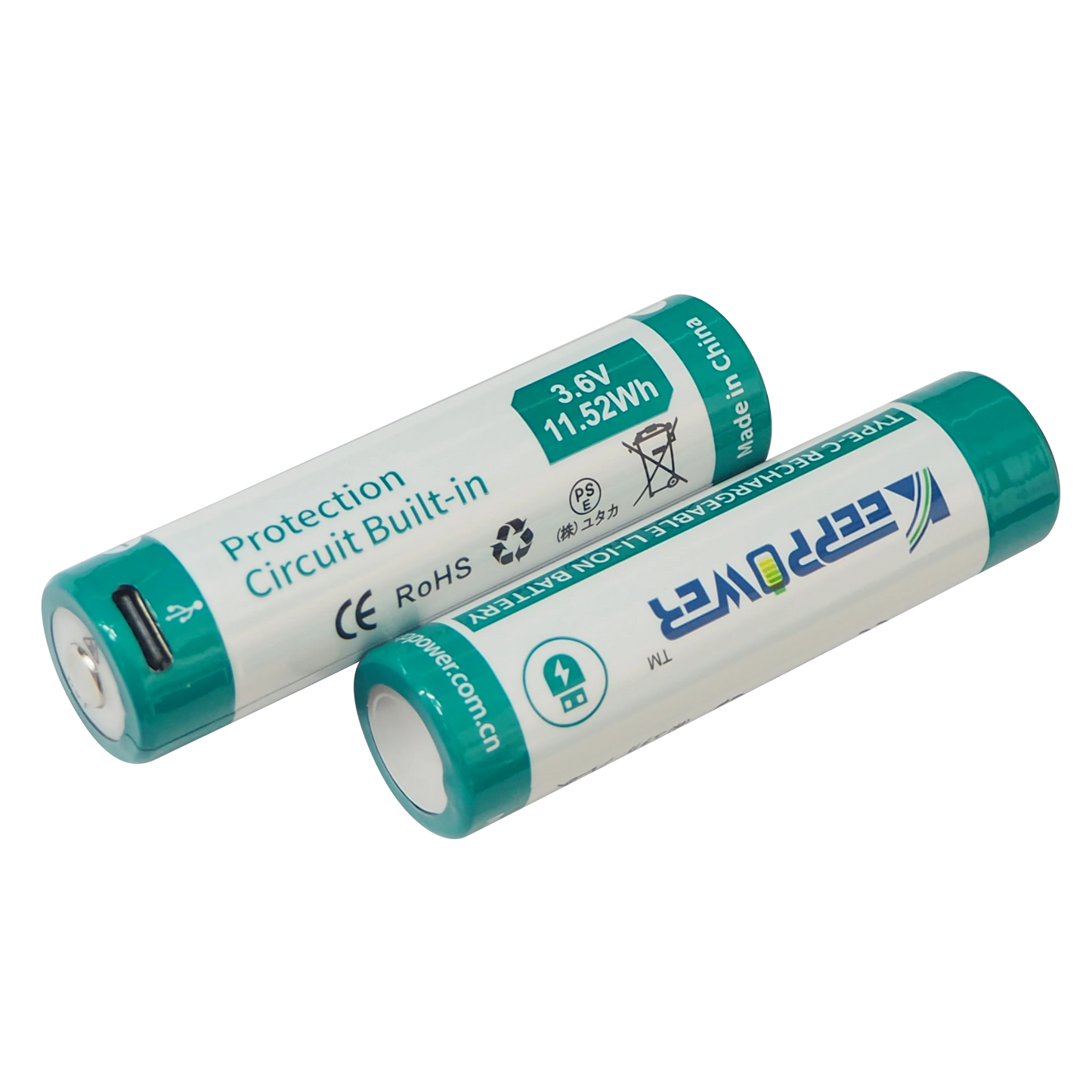 Keeppower P1832TC TYPE-C USB 18650 3.6V 3200mAh Rechargeable Li-ion Battery