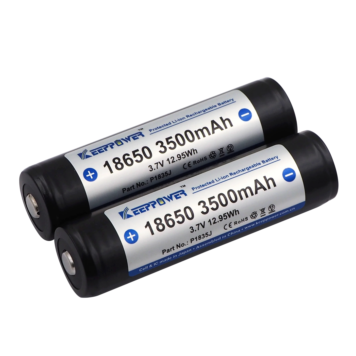 Keeppower P1835J 3500mAh 18650 Protected li-ion Battery
