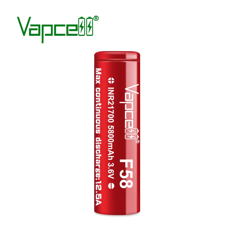 Vapcell F58 5800mah 12.5A 21700 Battery