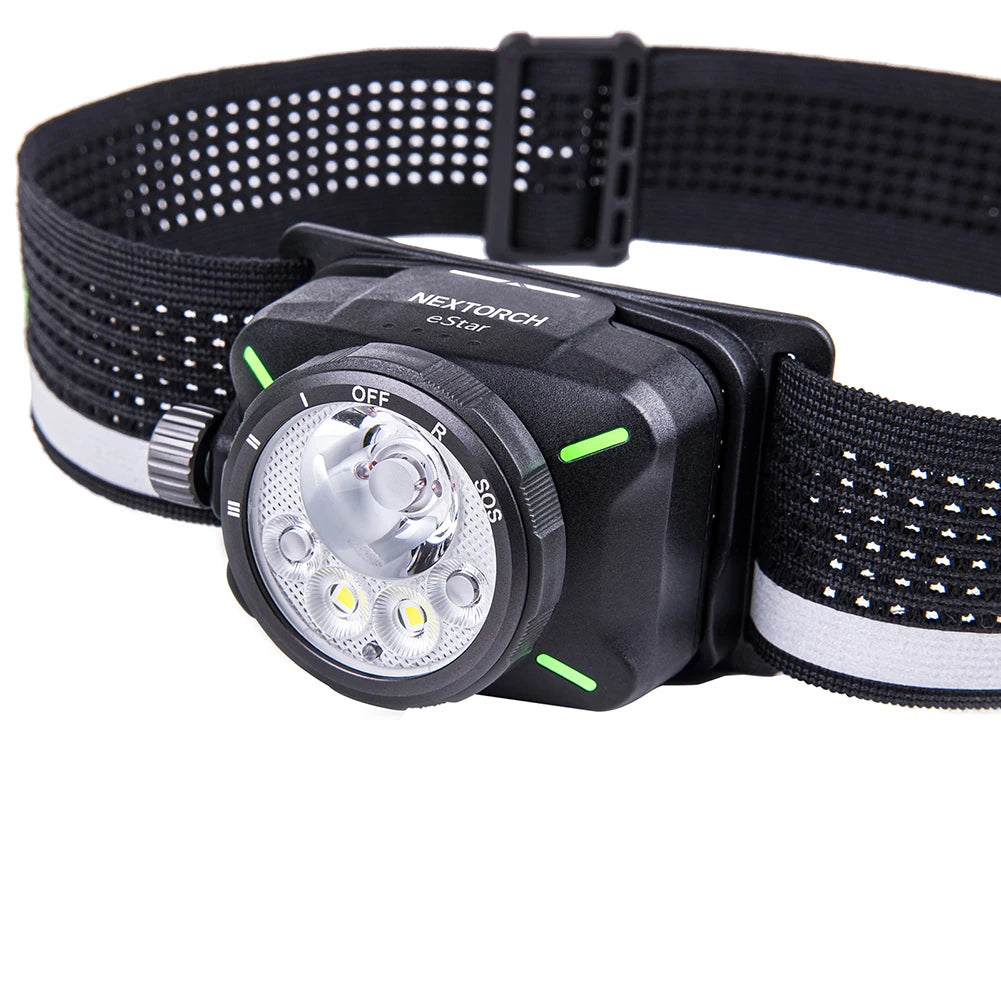 Nextorch eStar 1,300 Lumen Dual Light Source Headlamp