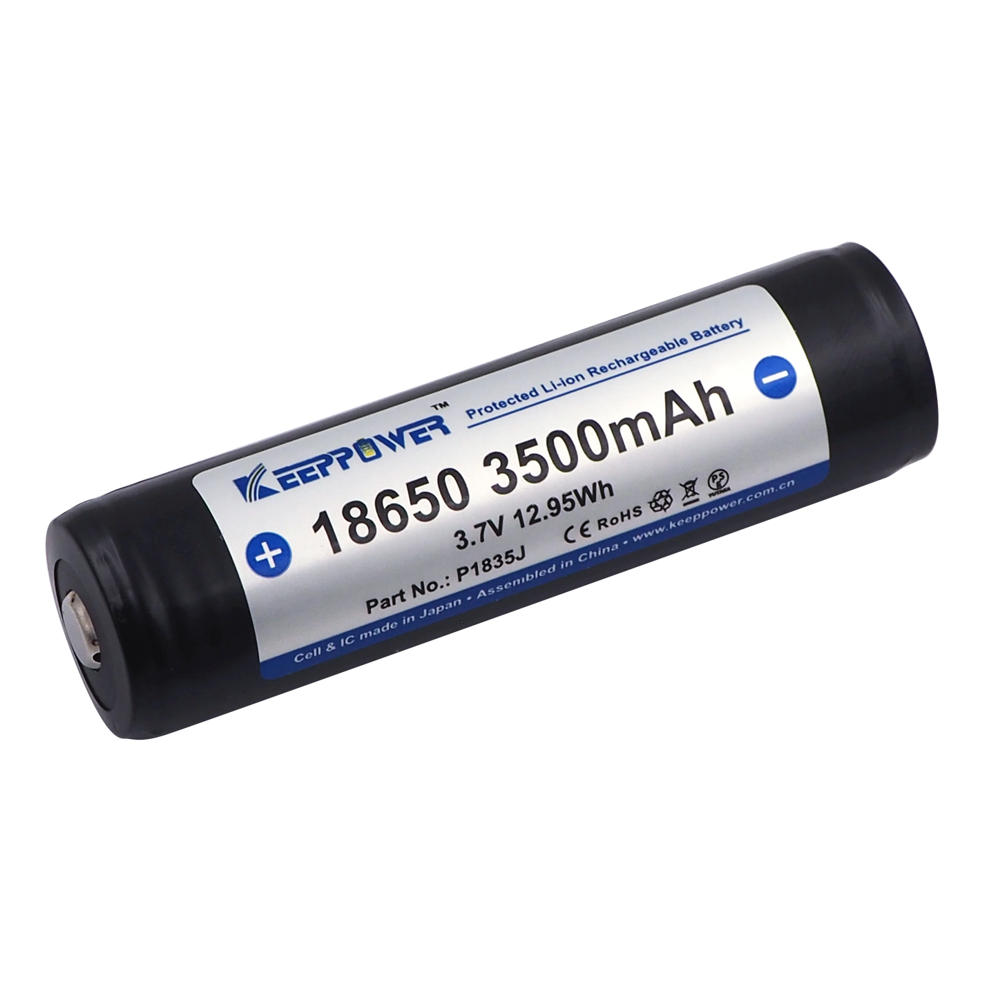 Keeppower P1835J 3500mAh 18650 Protected li-ion Battery