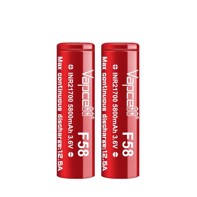 Vapcell F58 5800mah 12.5A 21700 Battery