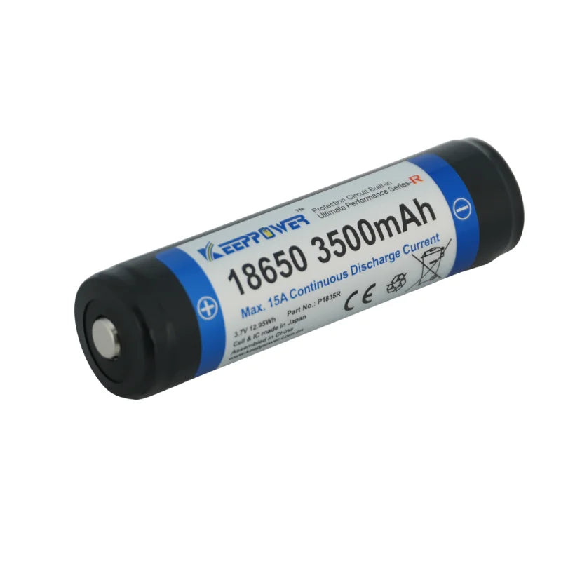 Keeppower P1835R 3500mAh 18650 Protected Li-ion Battery