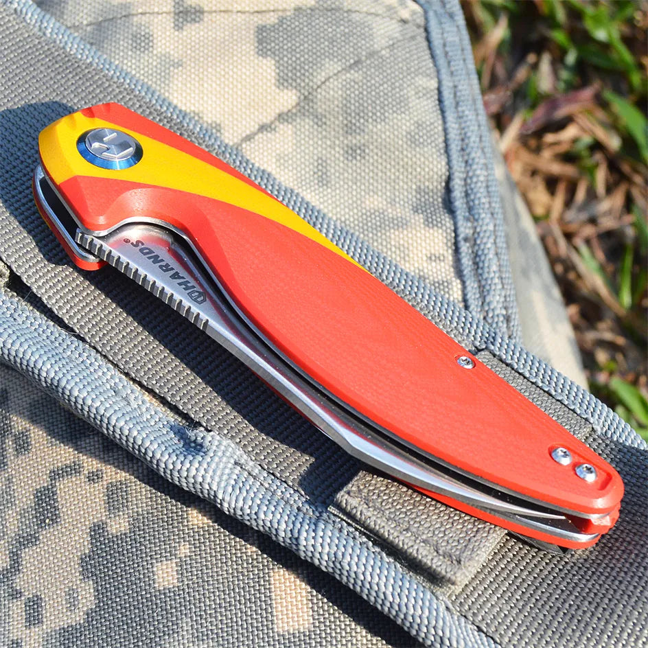 Harnds Parrot Outdoor Folding Pocket Knife For Camping Hunting