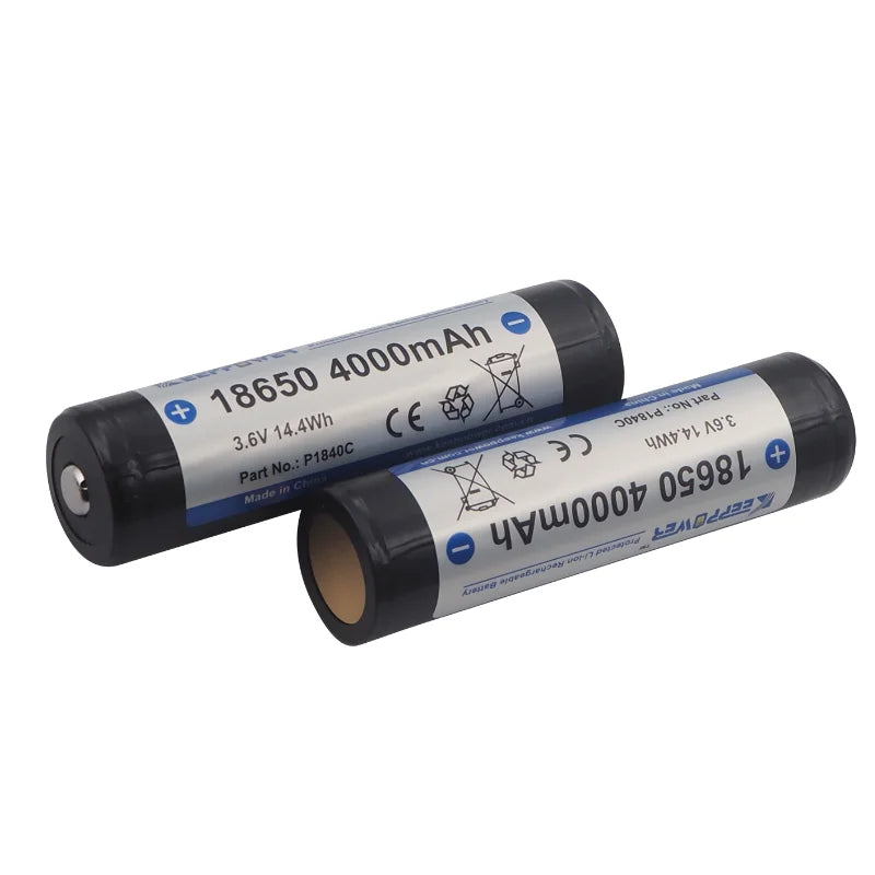 Keeppower P1840C 4000mAh 18650 Protected li-ion Rechargeable Battery