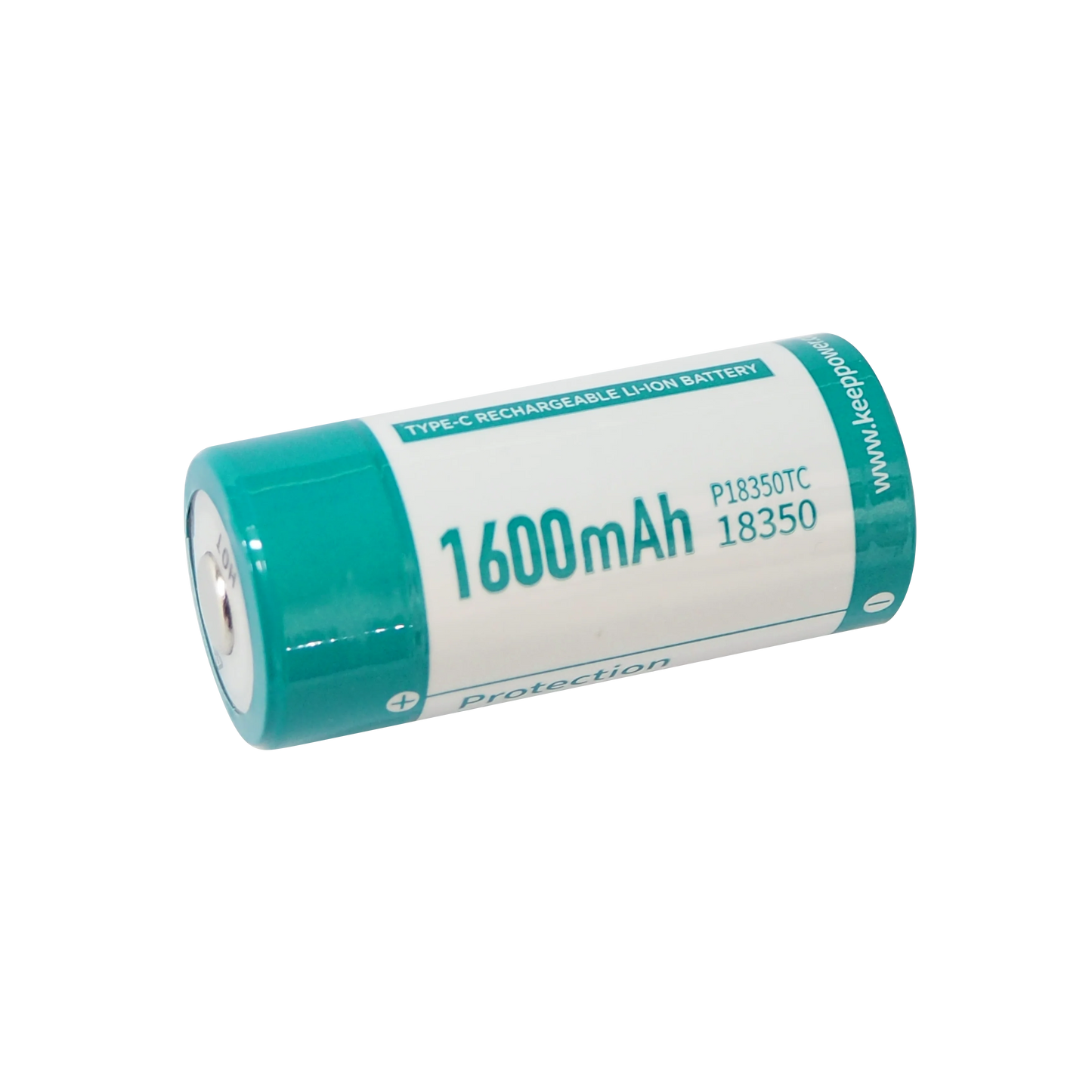 Keeppower P18350TC TYPE-C 1600mAh 18350 Li-ion Battery
