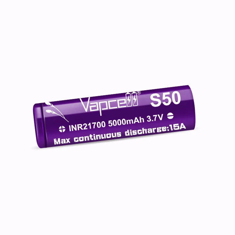 Vapcell 21700 S50 5000MAH Rechargeable Battery