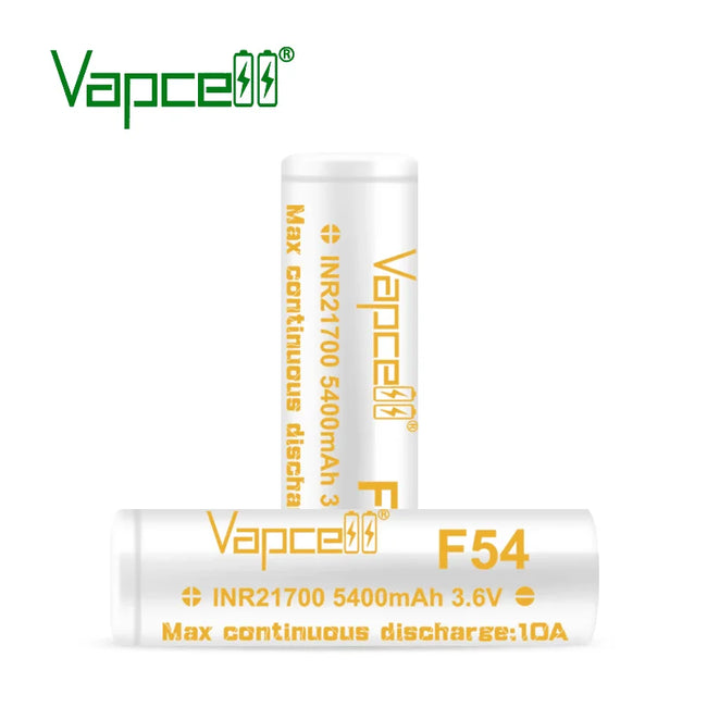 Vapcell F54 21700 5400mah 10A