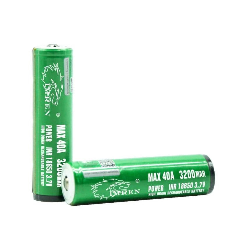 IMREN 18650 3200mAh 40A Rechargeable Lithium Battery