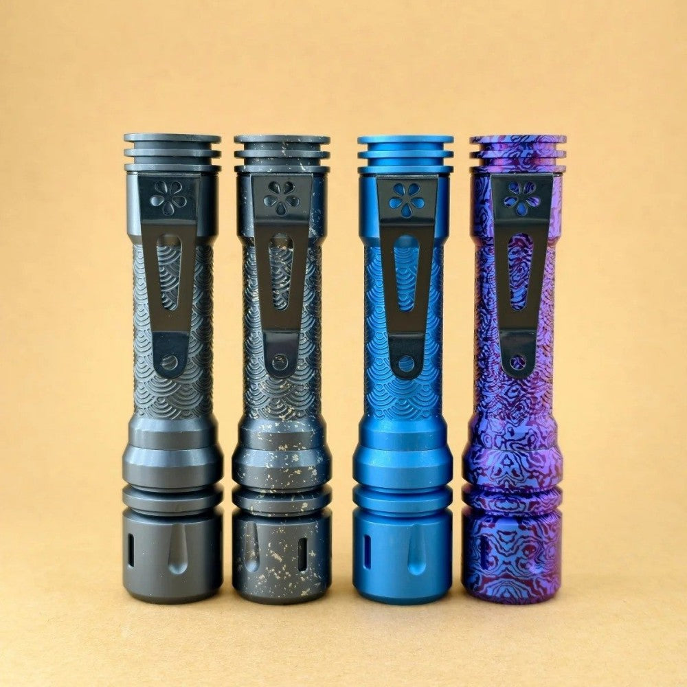 Reylight LAN- Ti  Seigaiha 14500 EDC Flashlight