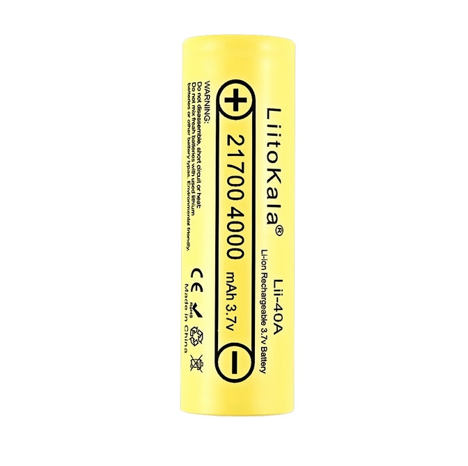 LiitoKala Lii-40A 21700 4000mAh Li-ion Battery