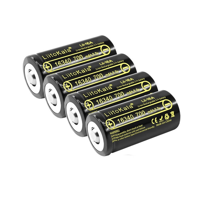 LiitoKala Lii-16A 16340 700mAh Battery