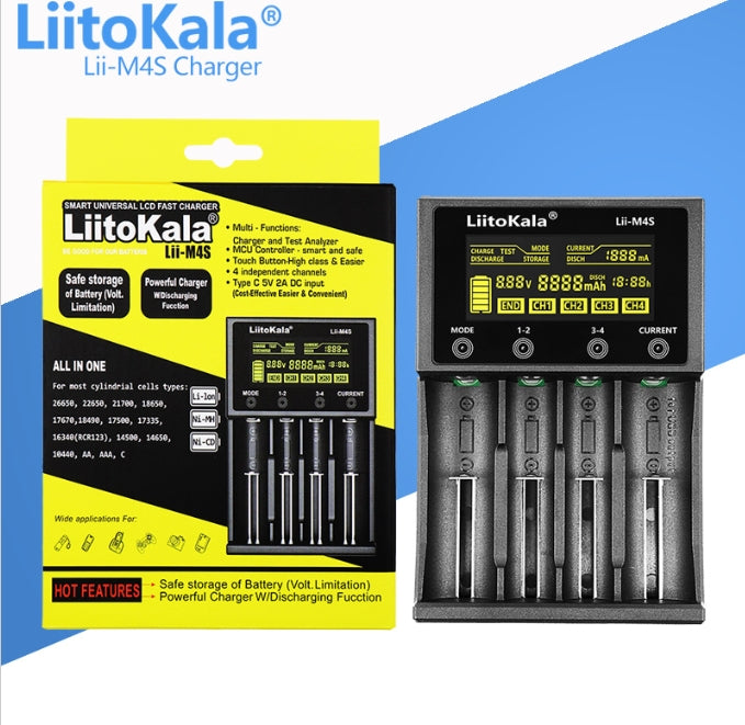 LiitoKala Lii-M4S LCD Charger