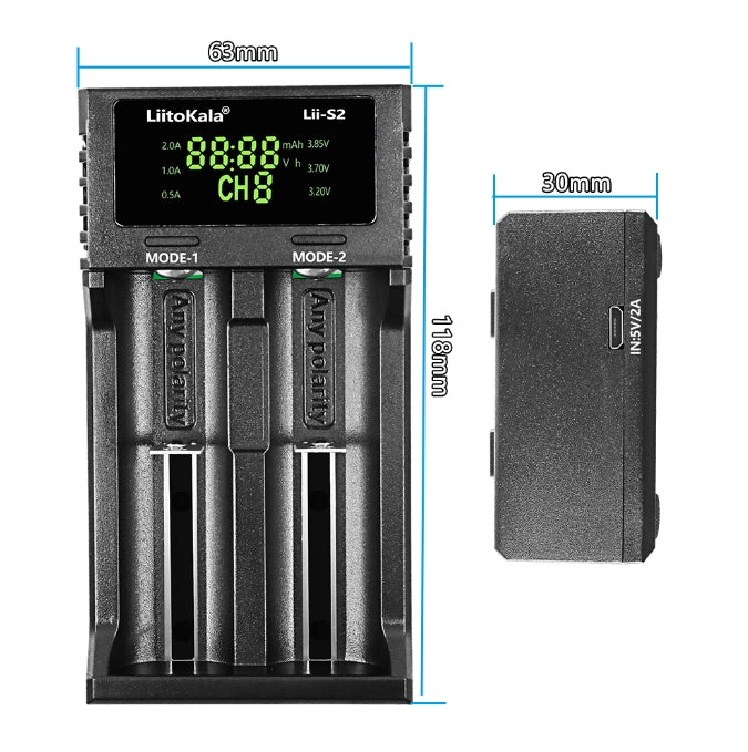 LiitoKala Lii-S2 Charger