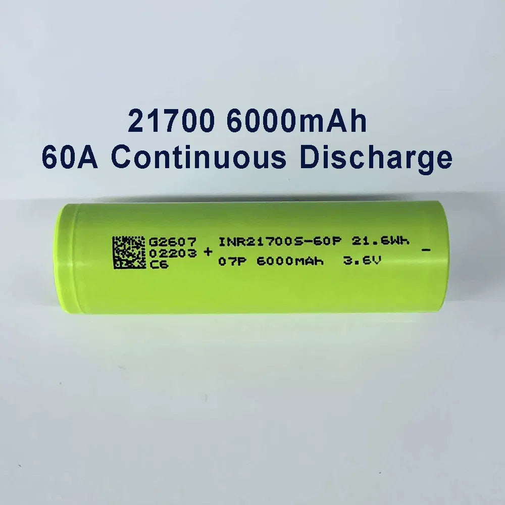 Linkdata Inr21700s-60P 21700 6000mAh Battery High Discharge Current Battery